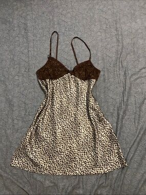 Pj dress style cheetah print night gown